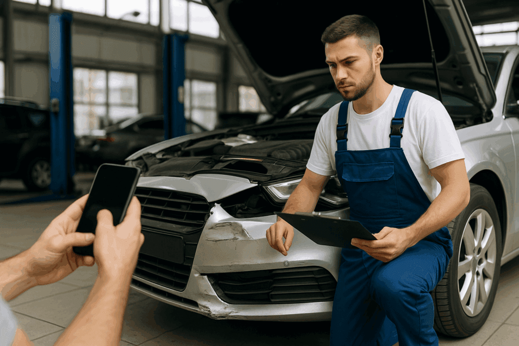 Photograph the vehicles, license plates, and surrounding area, focusing on cam