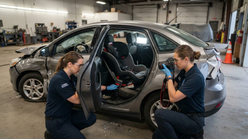 Car seat evidence preserved after Los Angeles child passenger accidents