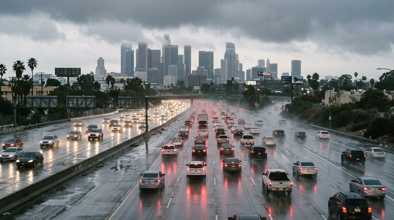 Los Angeles rain and flood accident claims in 2026 involving wet road conditions